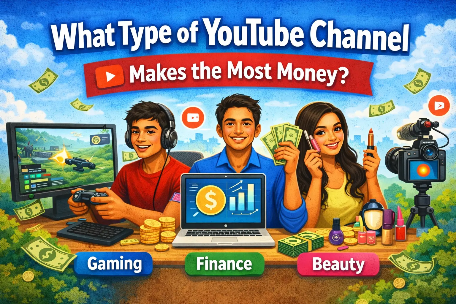 What Type of YouTube Channel Makes the Most Money
