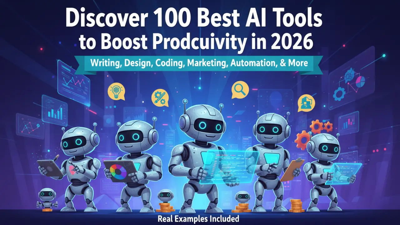 100 Best AI Tools to Boost Productivity in 2026
