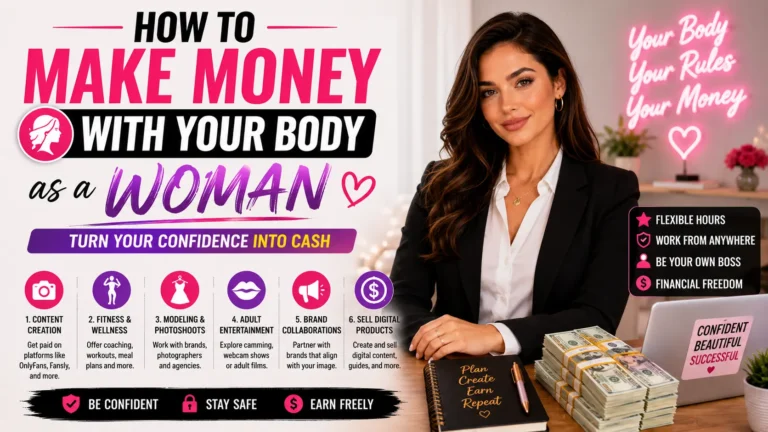 How to Make Money With Your Body as a Woman