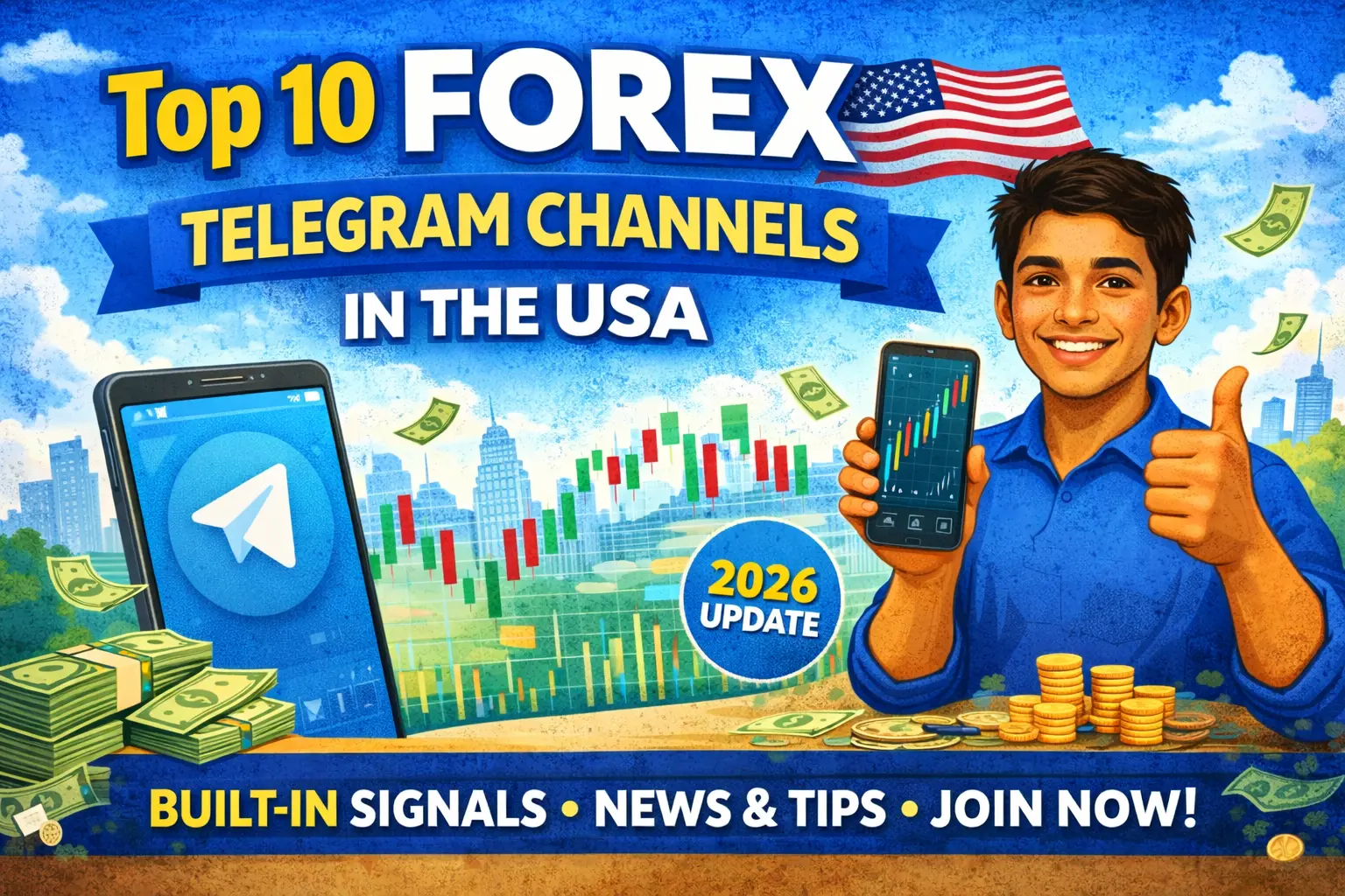 Top 10 Forex Telegram Channels in the USA