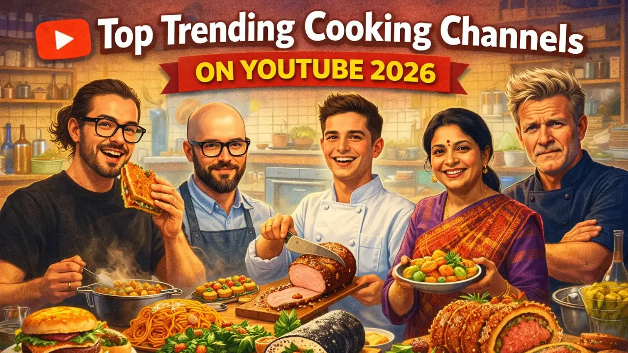 Top Trending Cooking Channels on YouTube 2026