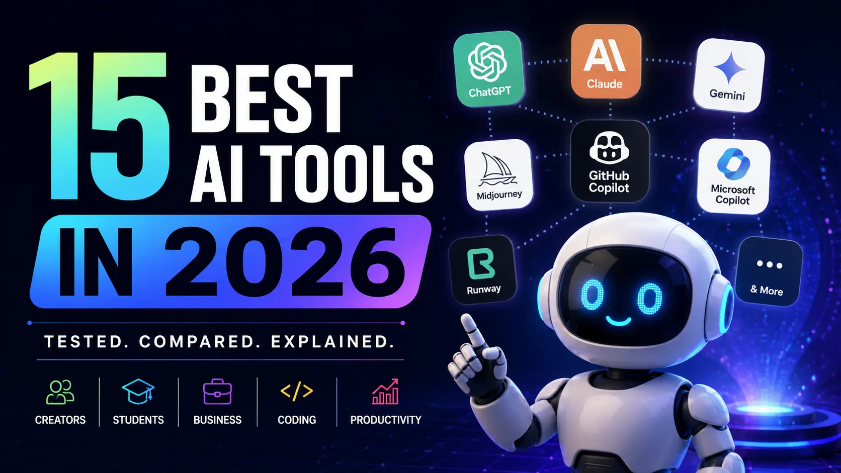 15 Best AI Tools in 2026